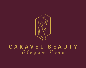 Elegant Female Nude Beauty logo design