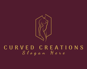 Elegant Female Nude Beauty logo design