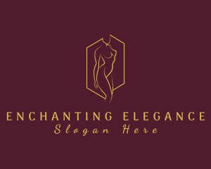 Elegant Female Nude Beauty logo design