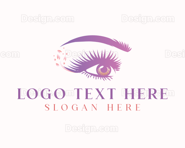 Cosmetic Eye Beauty Logo