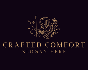 Crochet Knitting Handicraft  logo