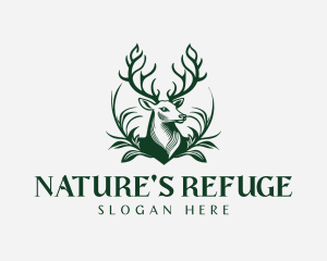 Deer Wildlife Nature logo