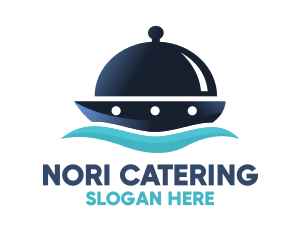 Cloche Catering Ship logo design