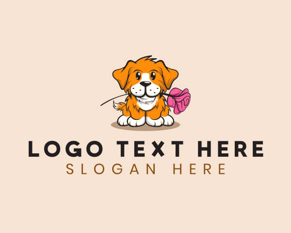 Puppy logo example 4