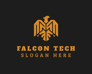 Military Falcon Wings logo