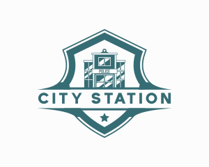 Security Police Station logo design