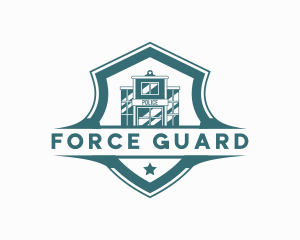 Security Police Station logo design