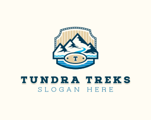 Mountain Hiking Adventure logo design