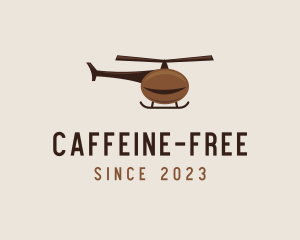 Coffee Bean Helicopter logo design