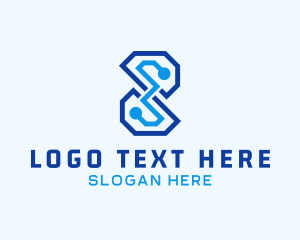 Tech Professional Letter S Company Logo