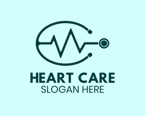 Stethoscope Cardiologist Lifeline logo