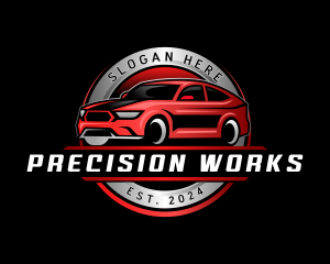 Car Detailing Racing logo design