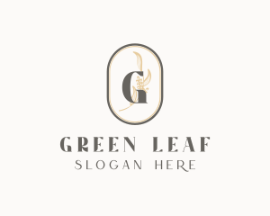 Organic Floral Feminine Cosmetics logo design