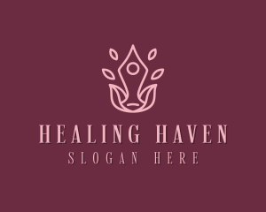 Healing Yoga Wellness logo design