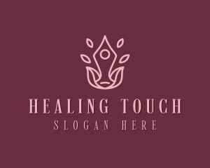 Healing Yoga Wellness logo design