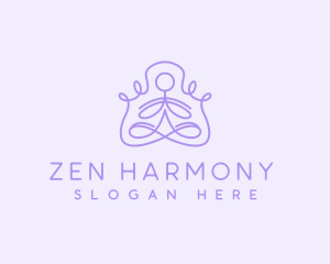 Zen Yoga Wellness logo design