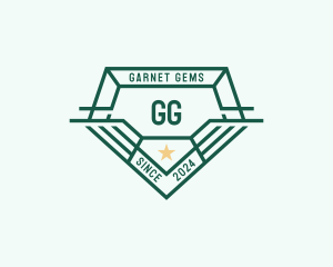 Gem Diamond Carat logo design