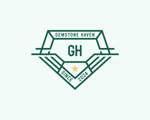 Gem Diamond Carat logo design