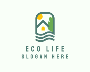 Eco Nature Home logo design