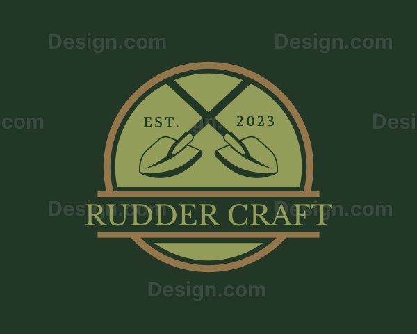 Spade Tool Badge Logo