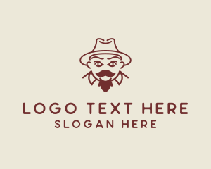 Fedora Hat Gentleman  logo