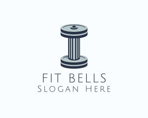 Ancient Dumbbell Column logo design