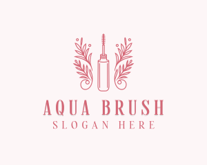 Mascara Makeup Cosmetics logo design