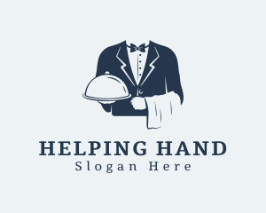 Restaurant Waiter Servant logo design