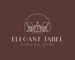 Table Chair Interior Designer logo