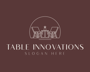 Table Chair Interior Designer logo