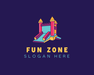 Bouncy Castle Inflatable logo design