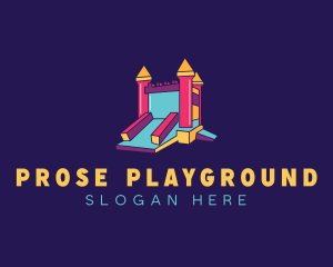 Bouncy Castle Inflatable logo design