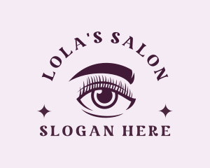 Eyelash & Eyebrow Salon logo design