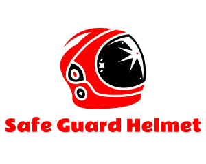Space Astronaut Helmet logo