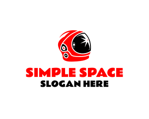 Space Astronaut Helmet logo design