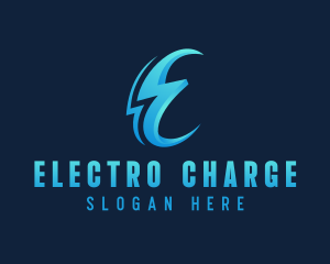 Electricity Power Bolt logo design