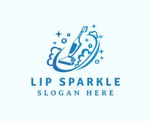 Sparkle Clean Vacuum  logo design