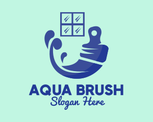 House Painting Brush  logo design