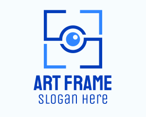 Minimalist Camera Frame logo design