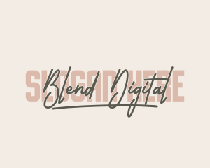 Feminine Script Business logo