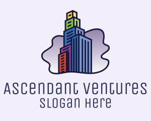 High Rise City Building  logo design