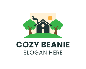 Cute Cozy House logo design