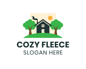 Cute Cozy House logo design