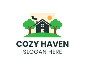 Cute Cozy House logo design