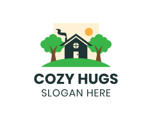 Cute Cozy House logo design