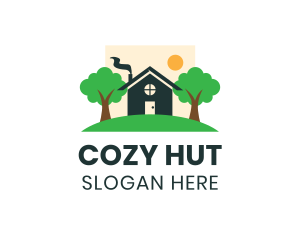 Cute Cozy House logo design