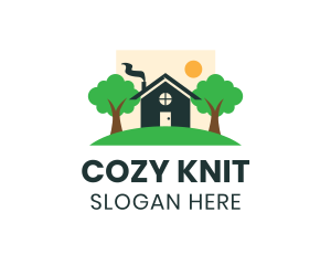 Cute Cozy House logo design