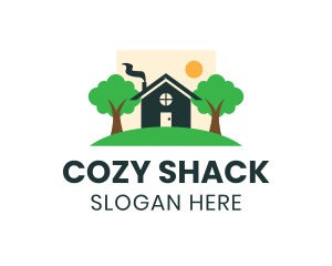 Cute Cozy House logo design