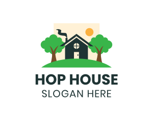 Cute Cozy House logo design