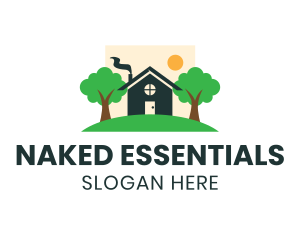 Cute Cozy House logo design